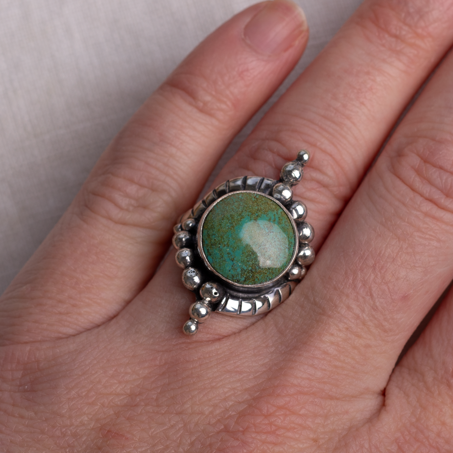 Origin Embrace Ring ◇ Turquoise ◇ Size 8