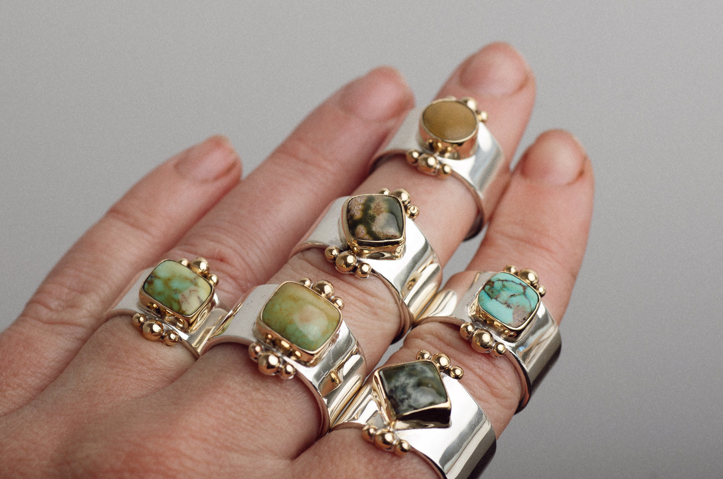 Affinity Ring ◇ Hubei Turquoise ◇ Size 9