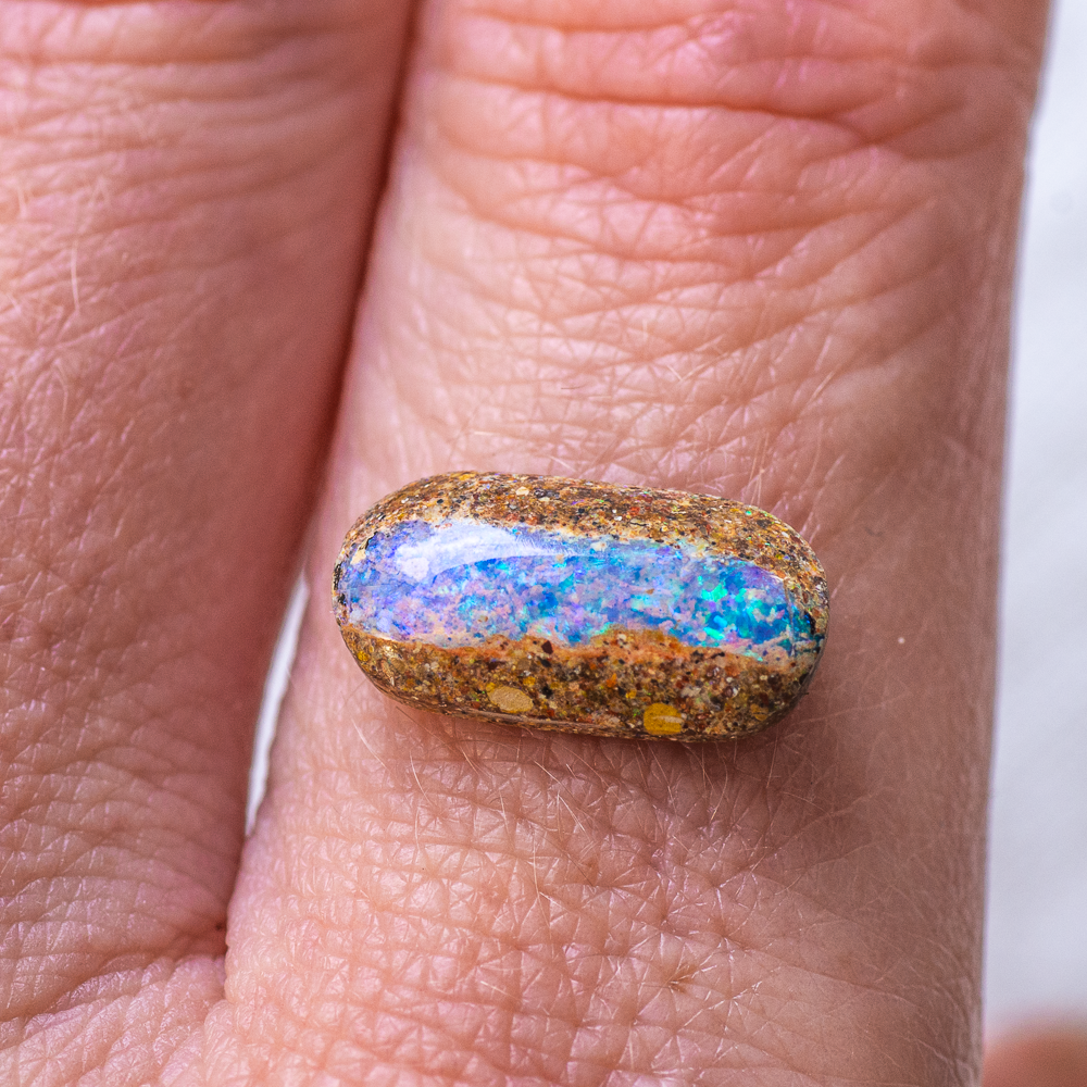 Opal East West Ring #7 (Pre-Order) ◇ Australian Opal ◇ Made in your size