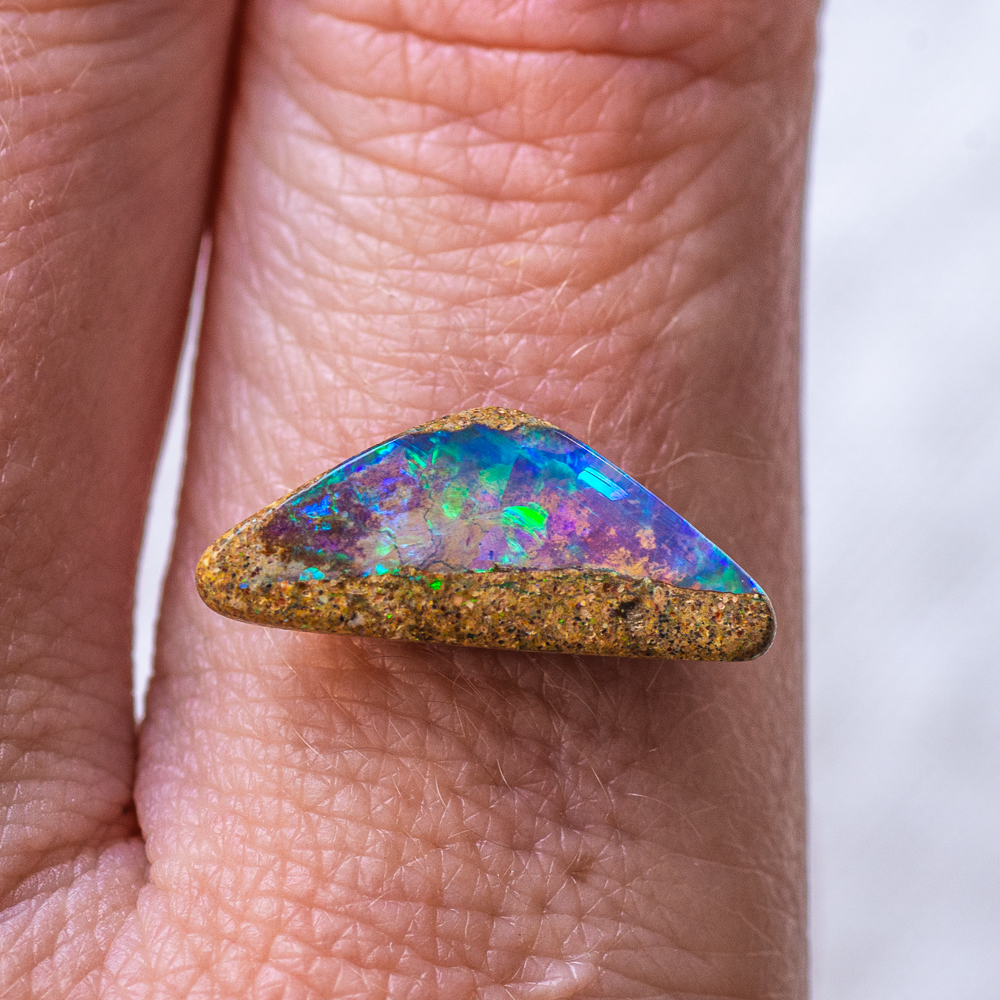 Opal East West Ring #11 (Pre-Order) ◇ Australian Opal ◇ Made in your size
