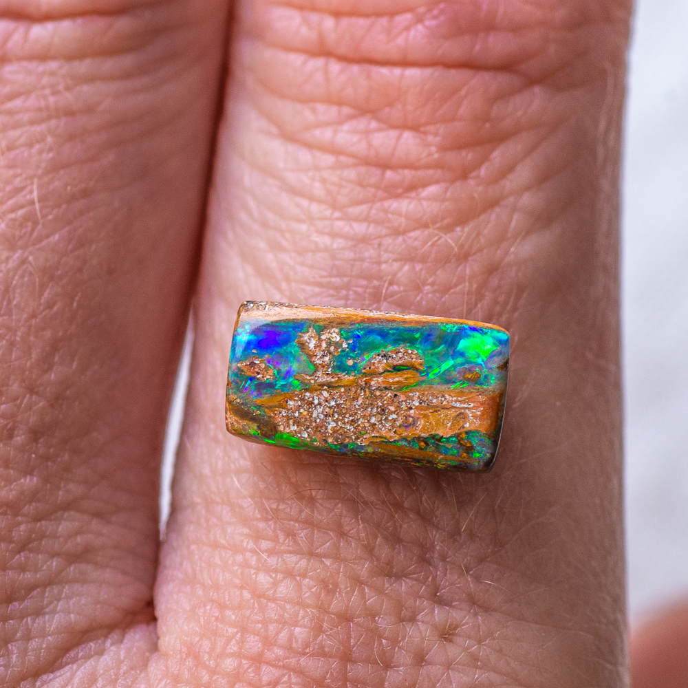 Opal East West Ring #12 (Pre-Order) ◇ Australian Opal ◇ Made in your size
