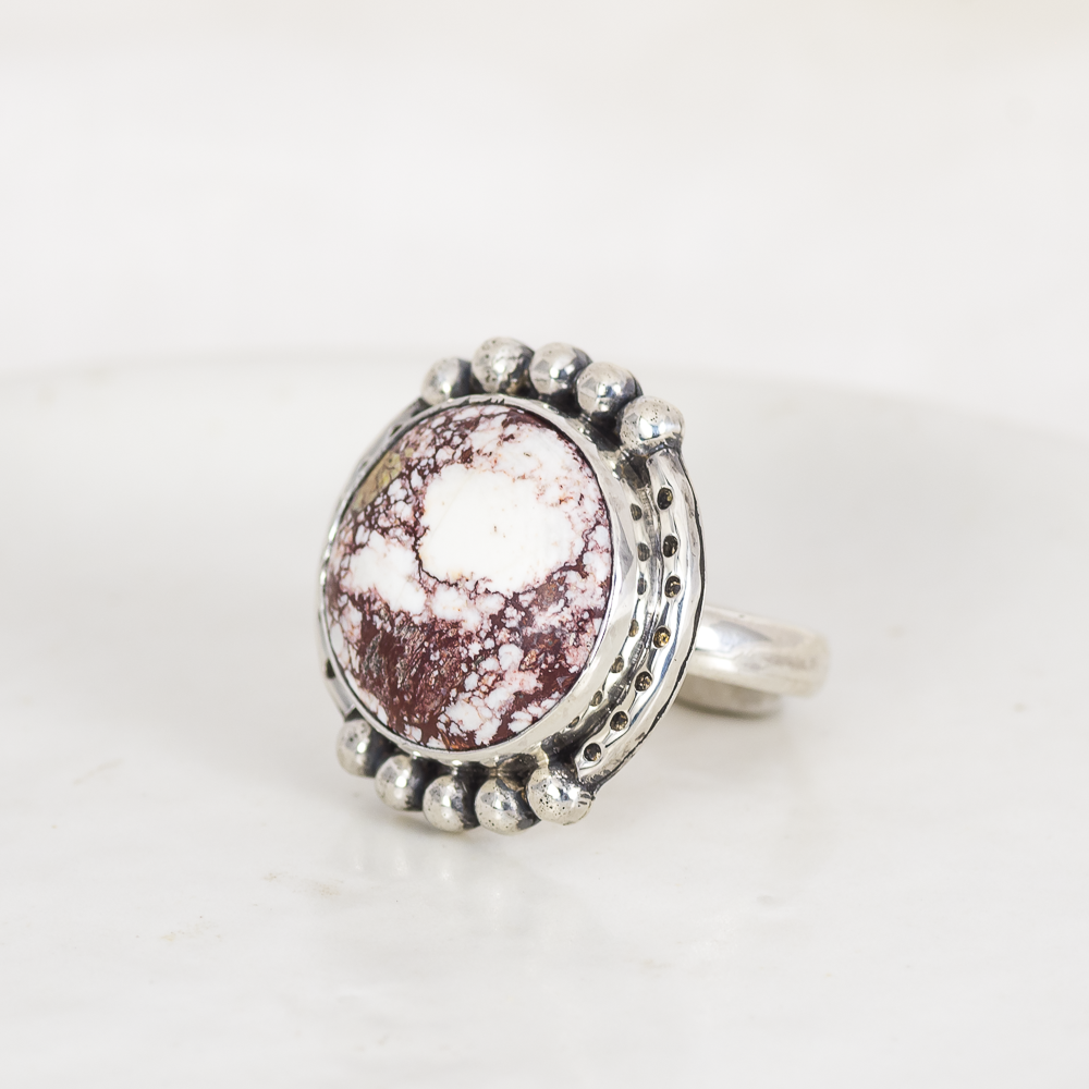 Wanderer Ring (A) ◇ Wild Horse Magnesite ◇ Size 7