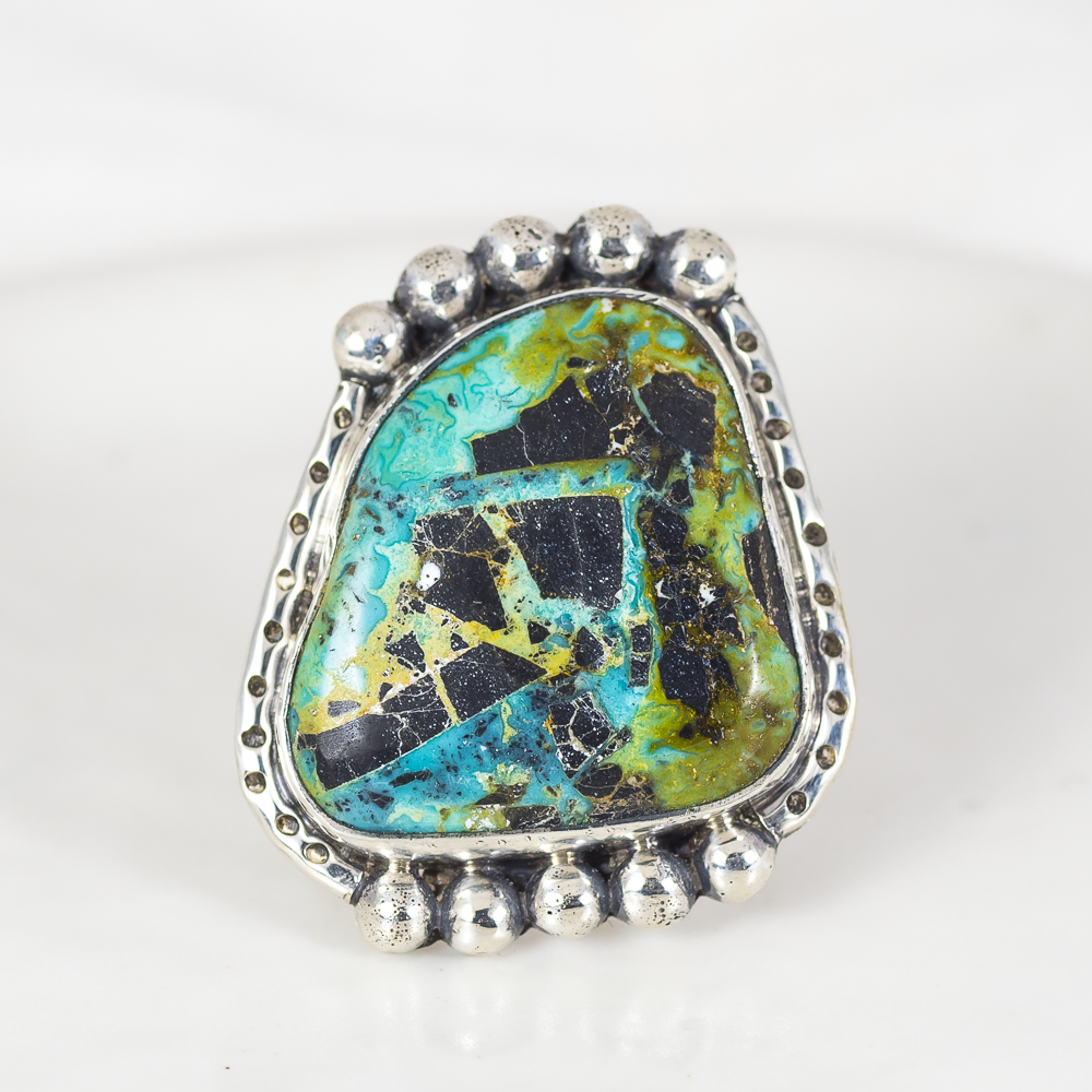 Wanderer Ring (B) ◇ Nevada Turquoise ◇ Size 7