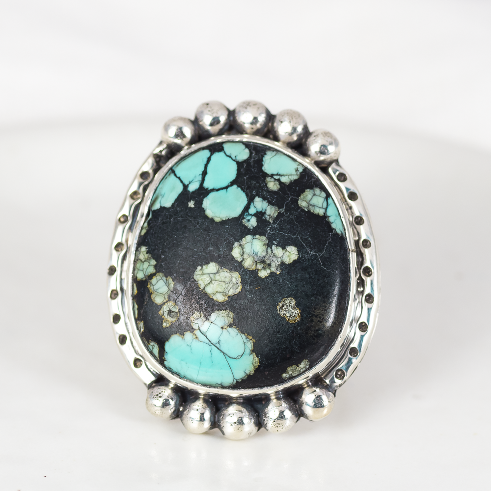 Wanderer Ring (C) ◇ Hubei Turquoise ◇ Size 7