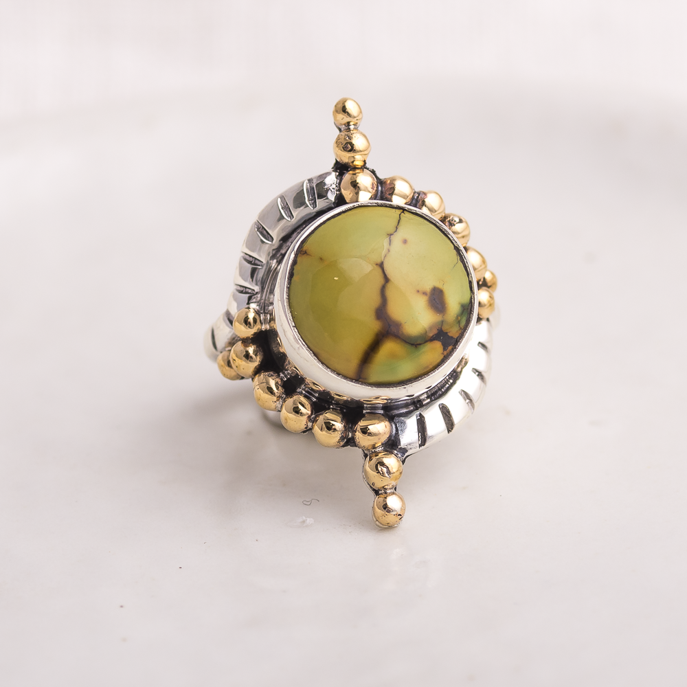 Origin Embrace Ring ◇ Nevada Turquoise ◇ Size 6