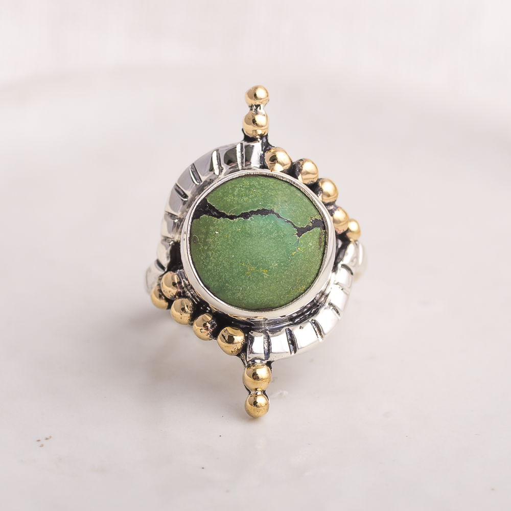 Origin Embrace Ring ◇ Nevada Turquoise ◇ Size 7