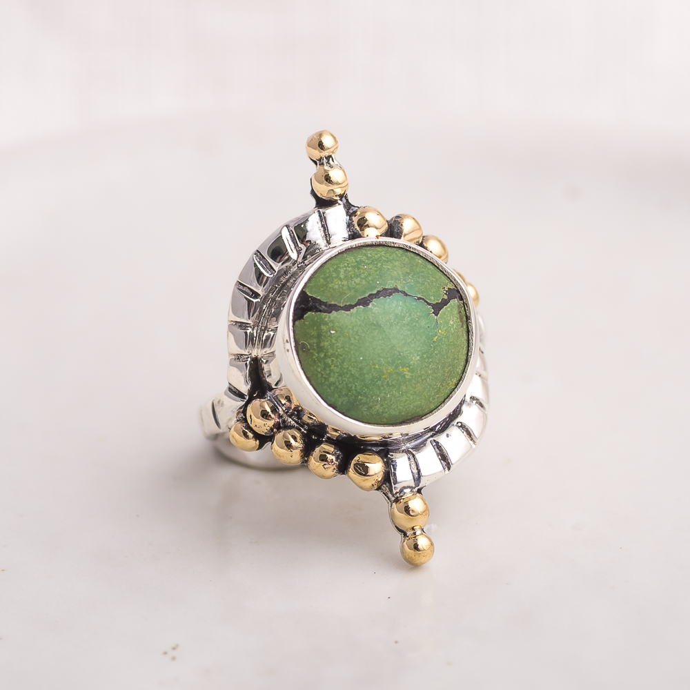 Origin Embrace Ring ◇ Nevada Turquoise ◇ Size 7