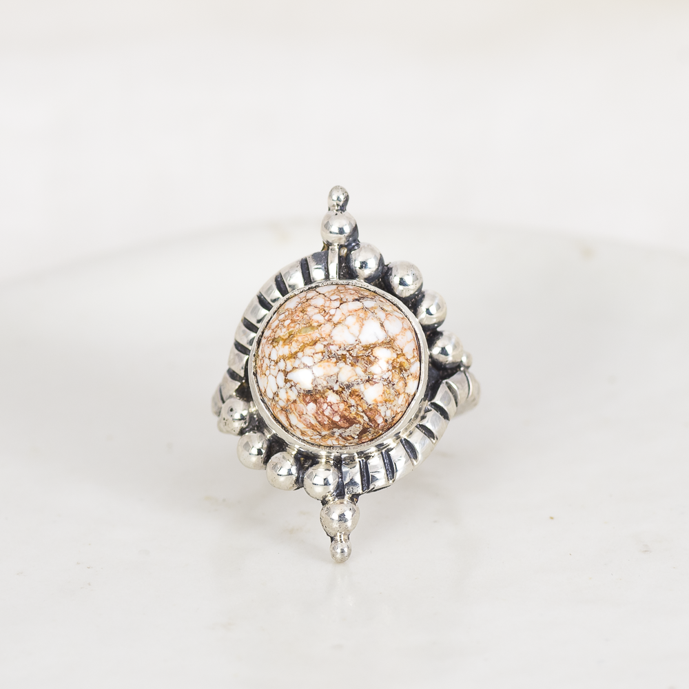 Origin Embrace Ring ◇ Wild Horse Magnesite ◇ Size 7