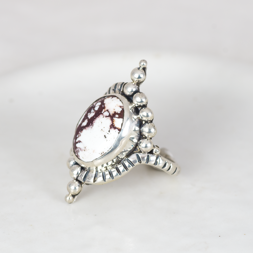 Origin Embrace Ring ◇ Wild Horse Magnesite ◇ Size 7.5