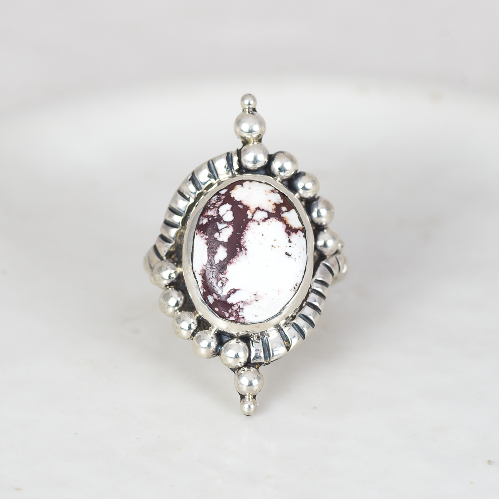 Origin Embrace Ring ◇ Wild Horse Magnesite ◇ Size 7.5