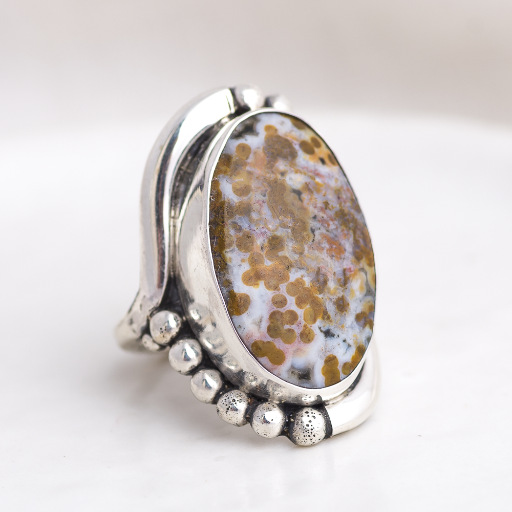 Origin Embrace Ring ◇ Ocean Jasper ◇ Size 7.5