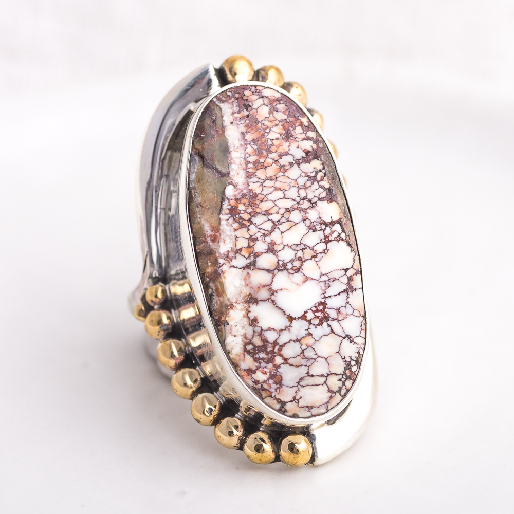 Origin Embrace Ring ◇ Wild Horse Magnesite ◇ Size 7