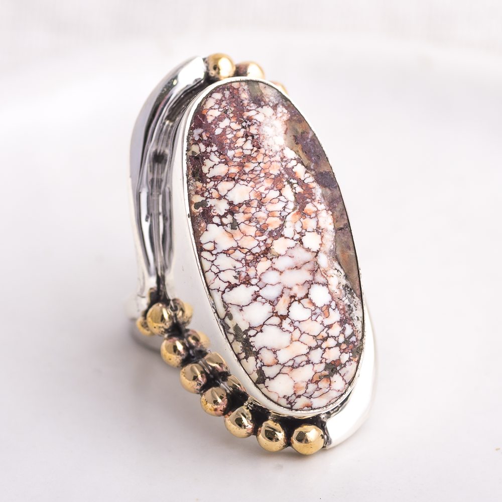 Origin Embrace Ring ◇ Wild Horse Magnesite ◇ Size 8