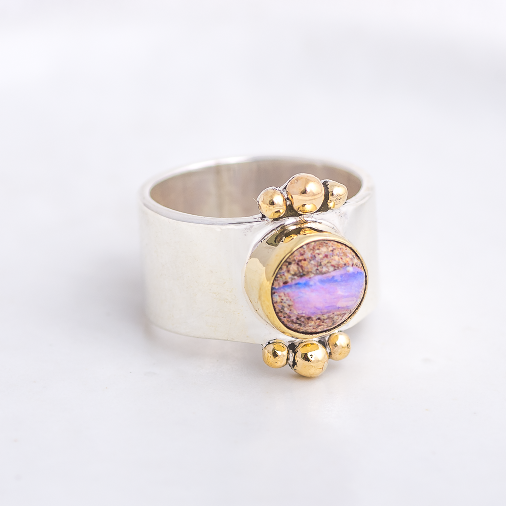 Affinity Ring ◇ Australian Opal ◇ Size 6