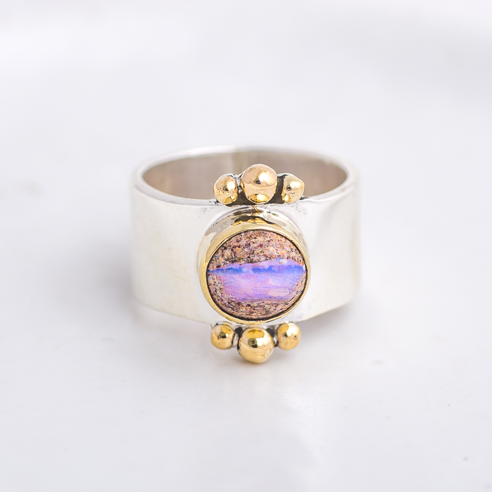 Affinity Ring ◇ Australian Opal ◇ Size 6