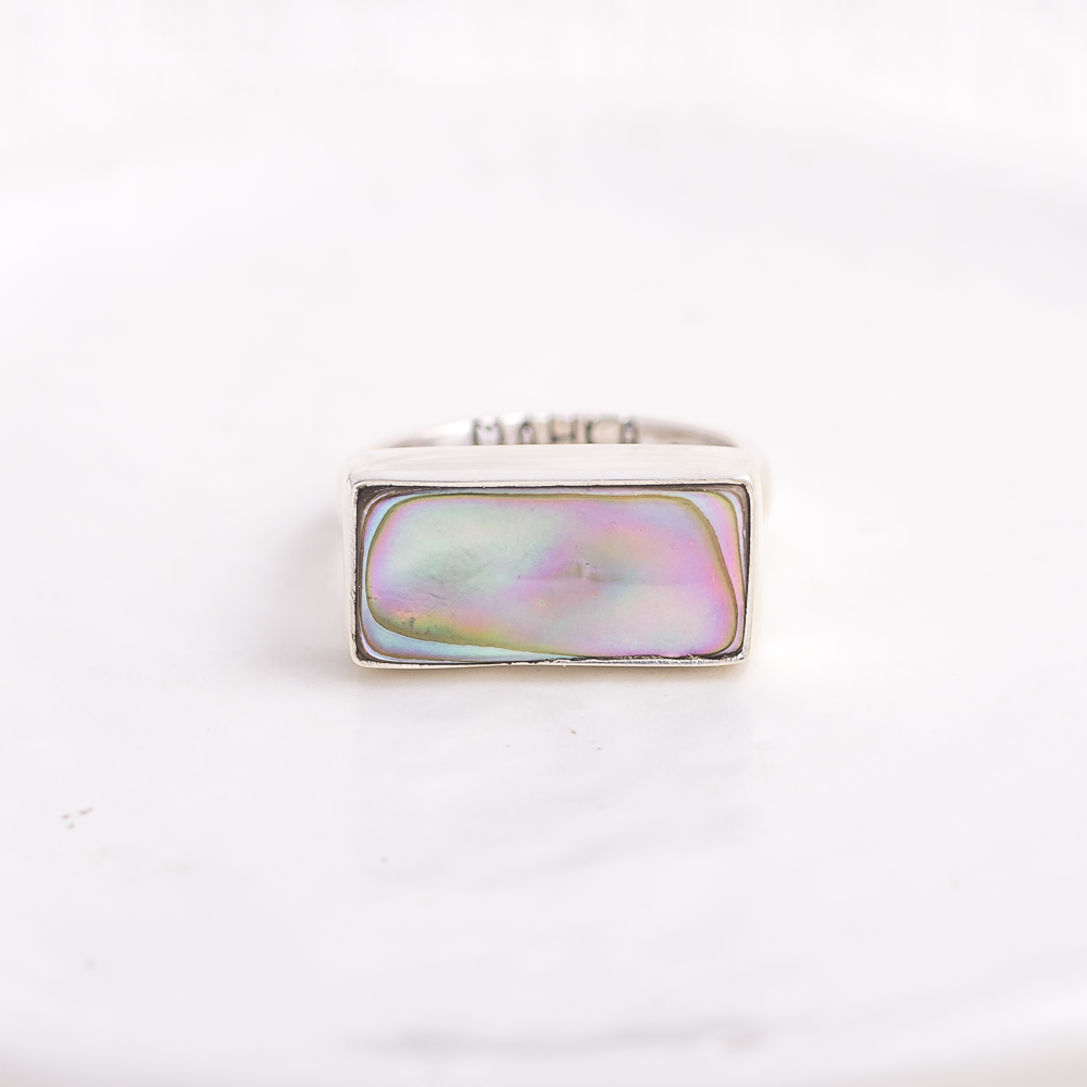 Horizontal Luminous Ring ◇ Abalone ◇ Size 7