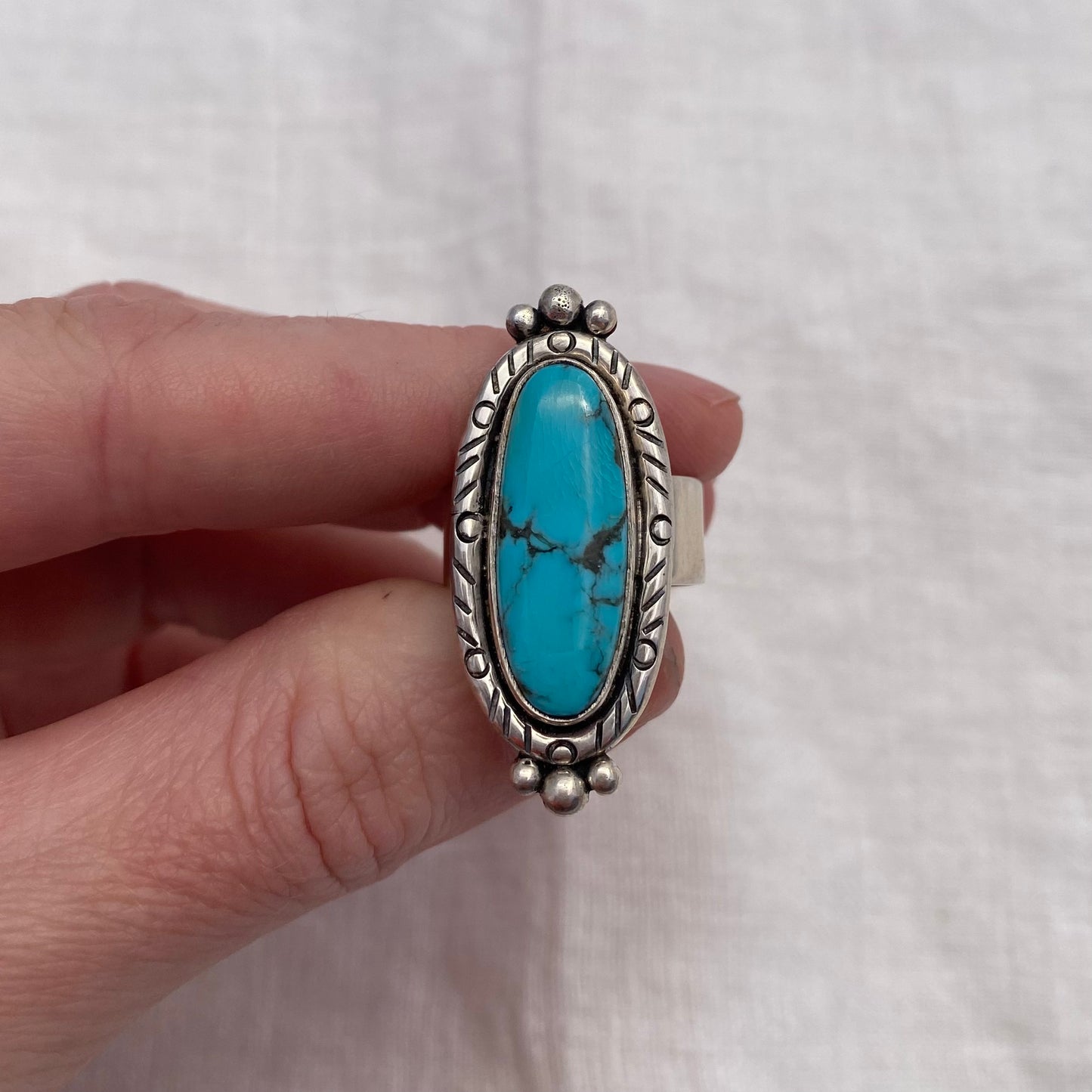 Nevada Turquoise Ring - Size 7