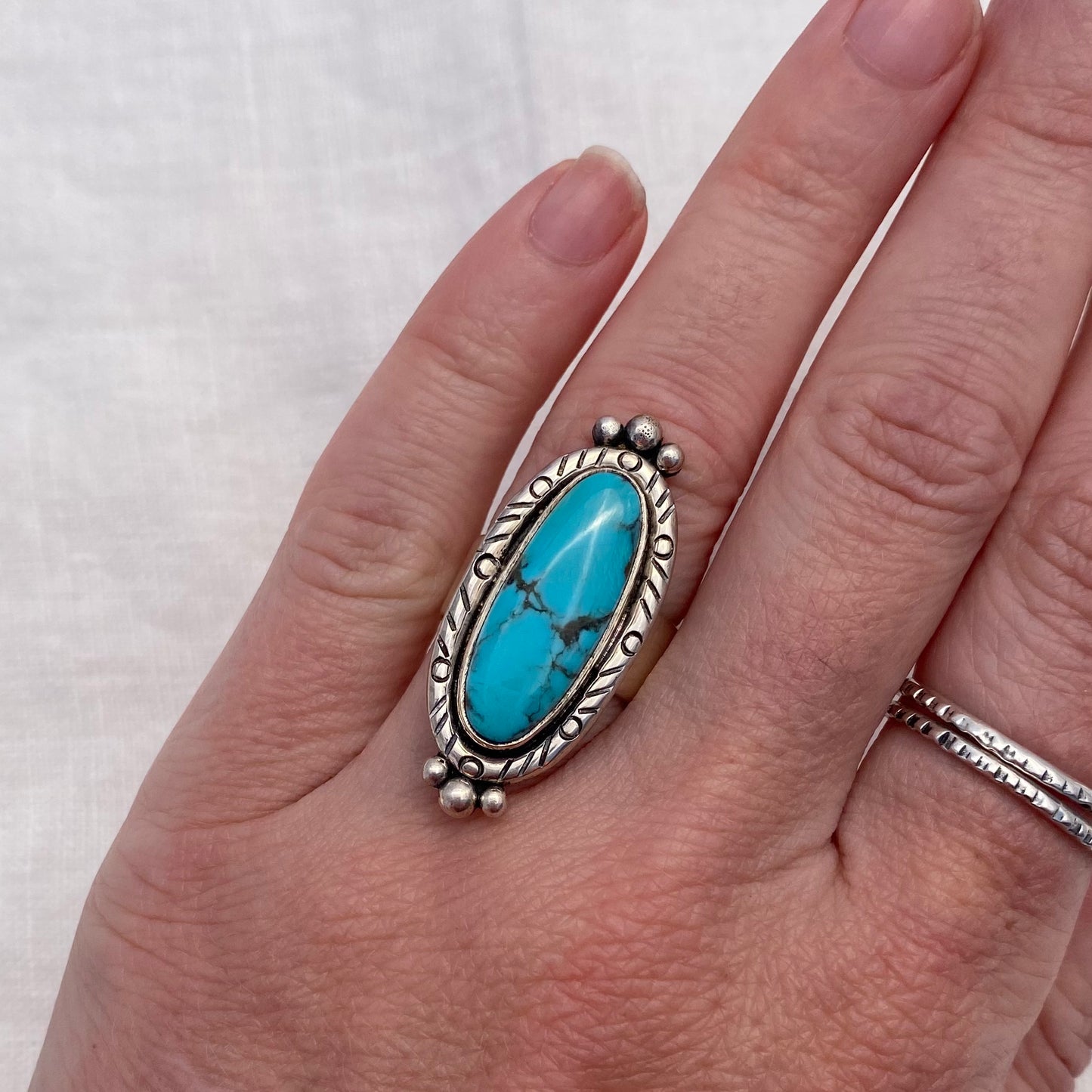Nevada Turquoise Ring - Size 7