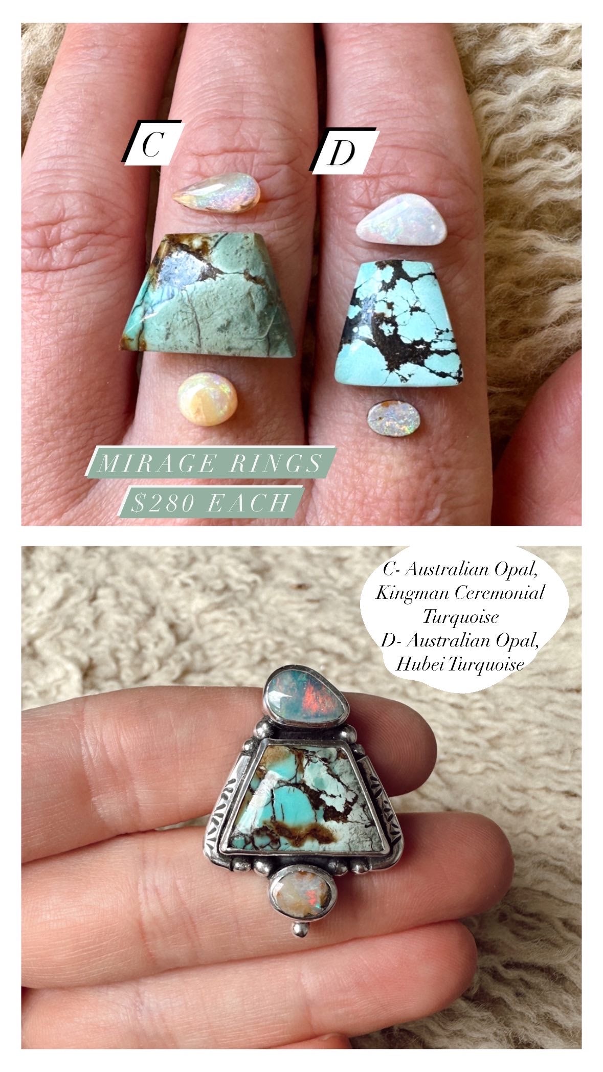 Mirage Ring D Made to Order