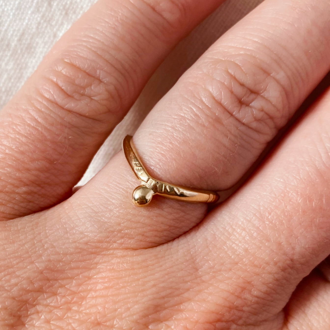 Crest Ring (14K Gold)