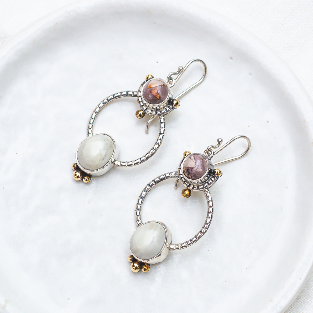 Mirage Earrings ◇ Willow Creek Jasper