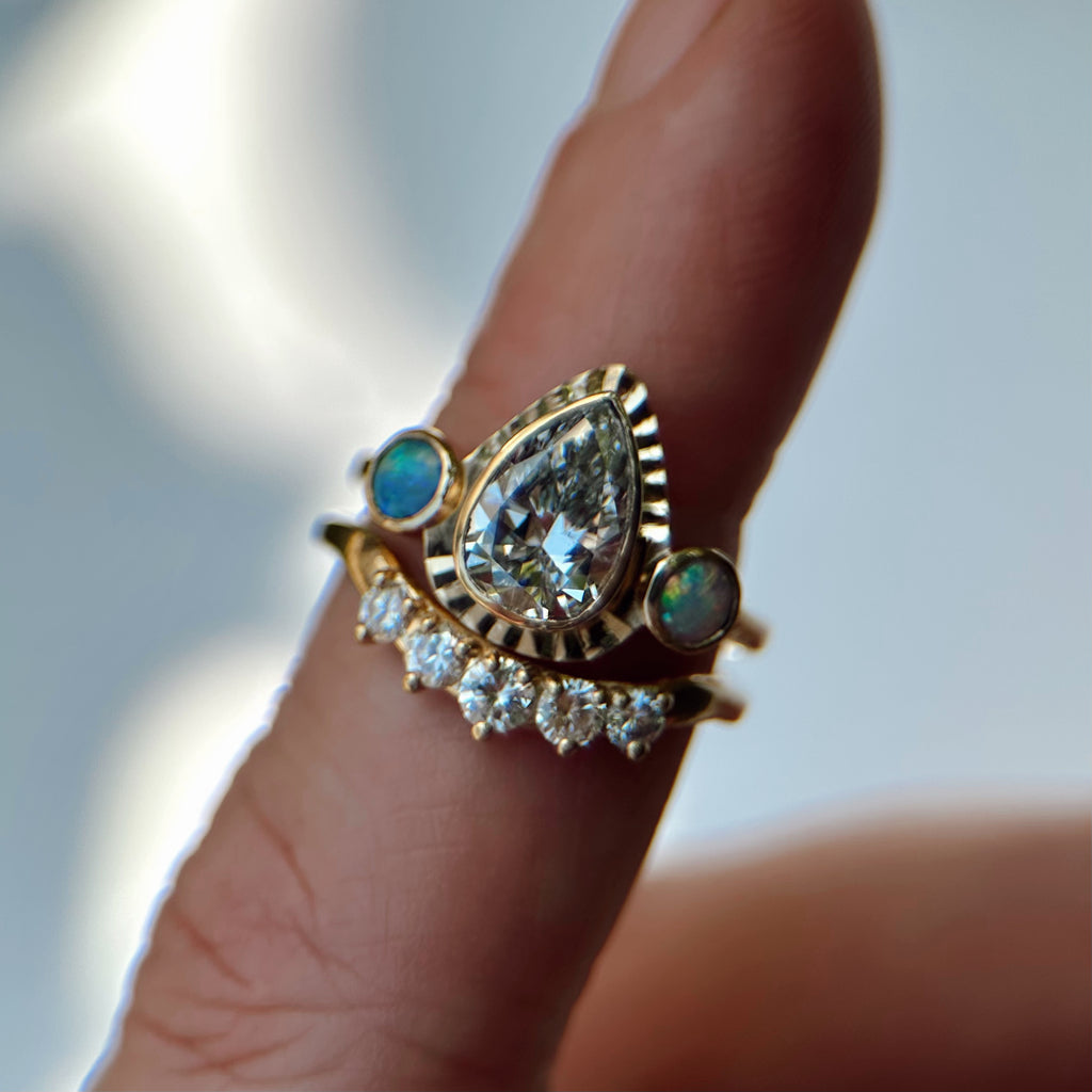 Diamond Arc Ring