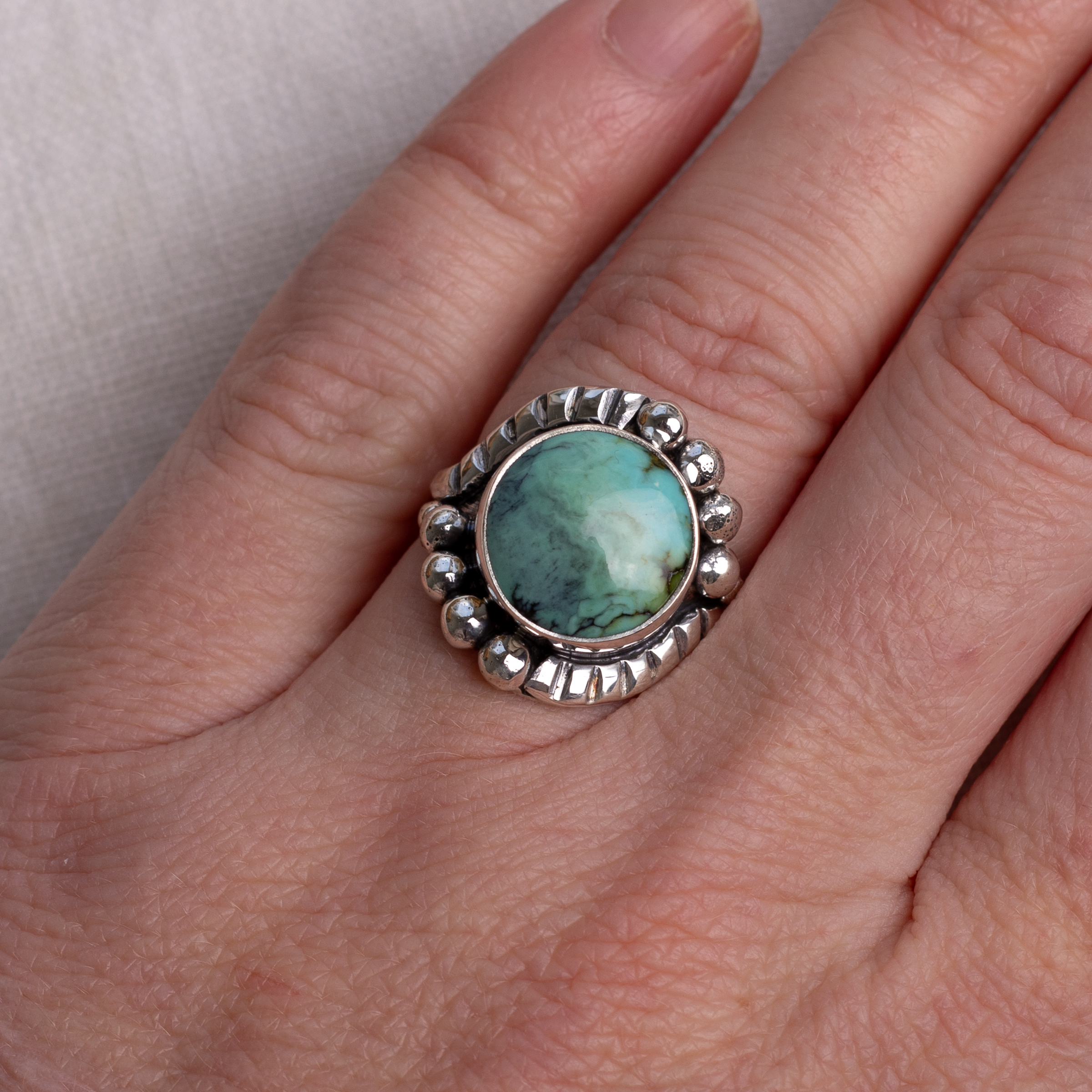 Origin Embrace Ring ◇ Turquoise ◇ Size 7