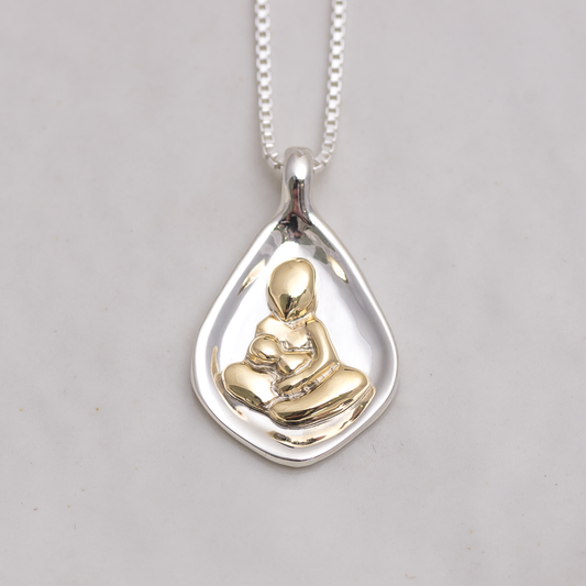 The Mama Pendant ◇ Mixed Metal