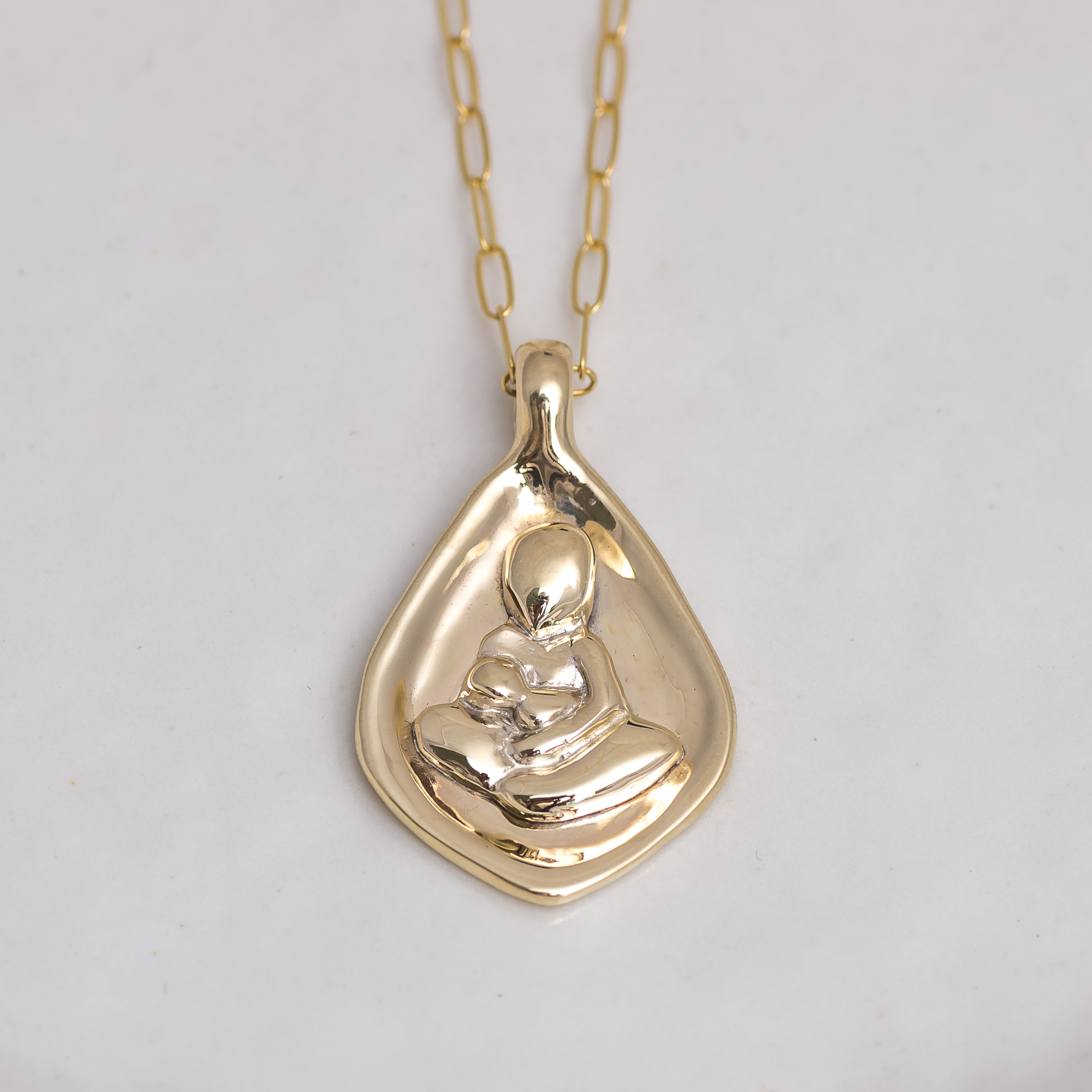 Mama Pendant ◇ Brass