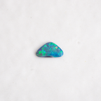 Australian Opal + Sapphire Radiant Mountain Necklace