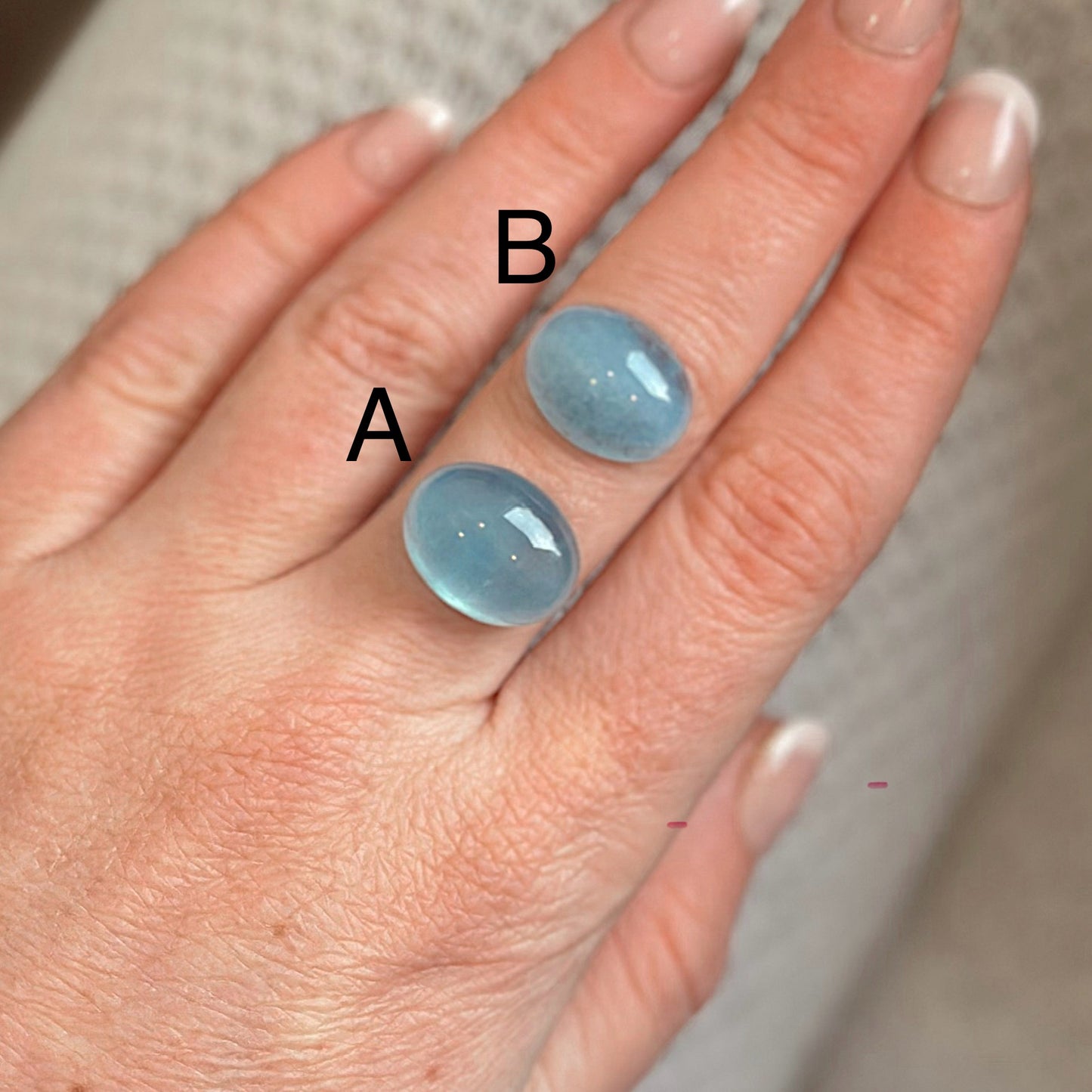 Blossom Ring ◇ Aquamarine ◇ Silver + 14k Gold