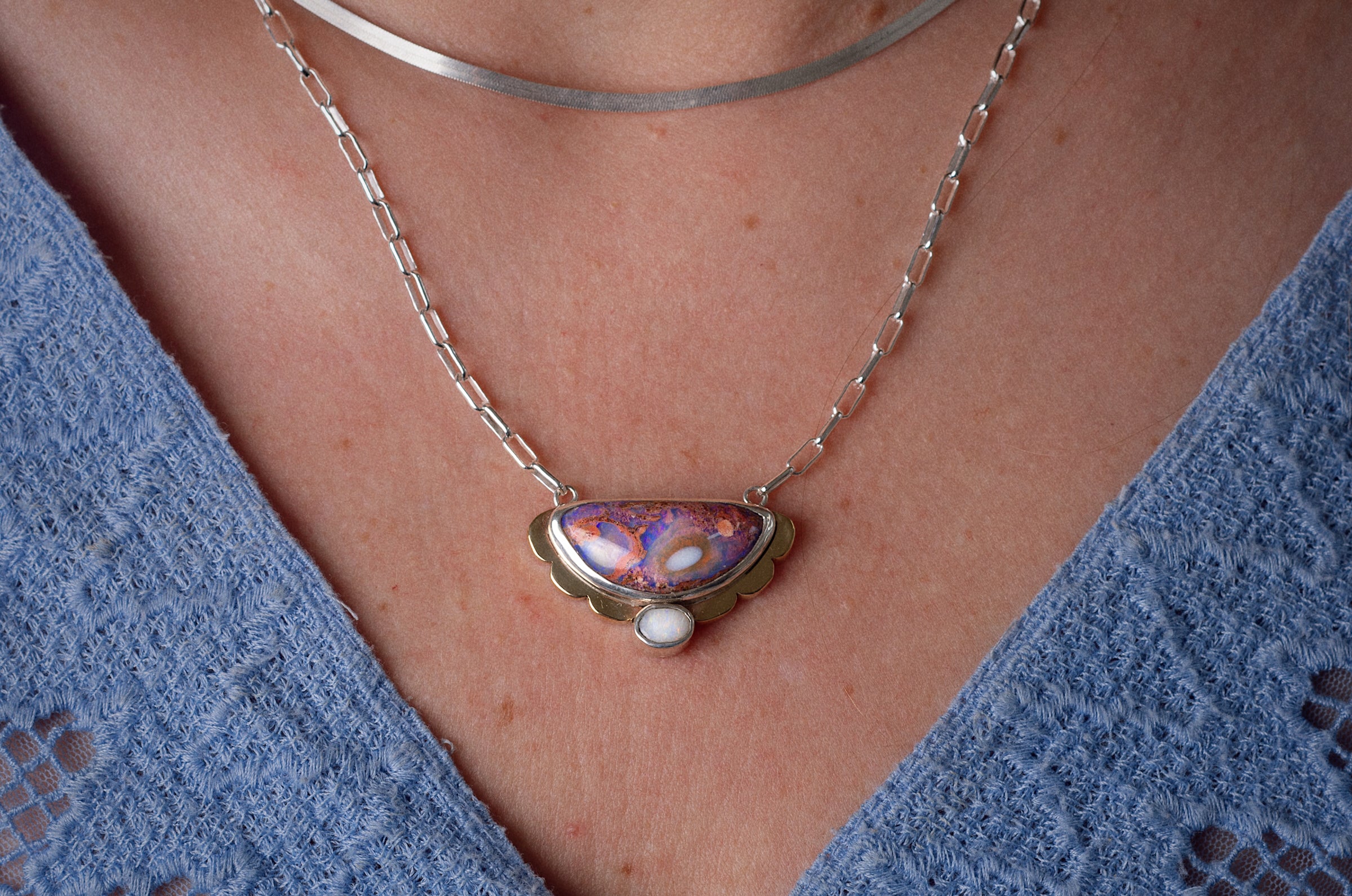 Tidal Necklace ◇ Australian Opal