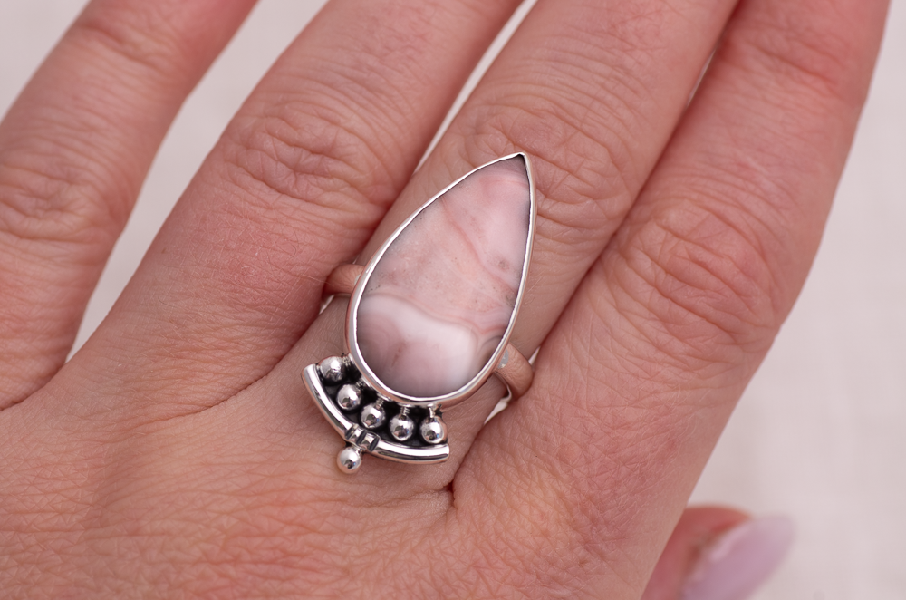 Emergence Ring ◇ Windy Mountain Jasper ◇ Size 10