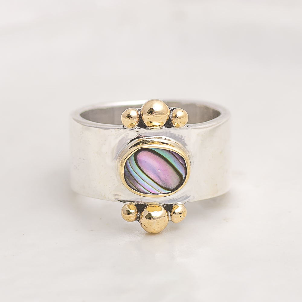Abalone Affinity Ring ◇ Size 5.5