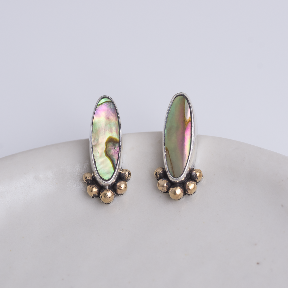 Affinity Studs ◇ Abalone