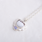 Mini Tidal Necklace  ◇ Wild Horse Magnesite + Australian Opal