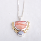 Tidal Necklace ◇ Willow Creek Jasper + Australian Opal