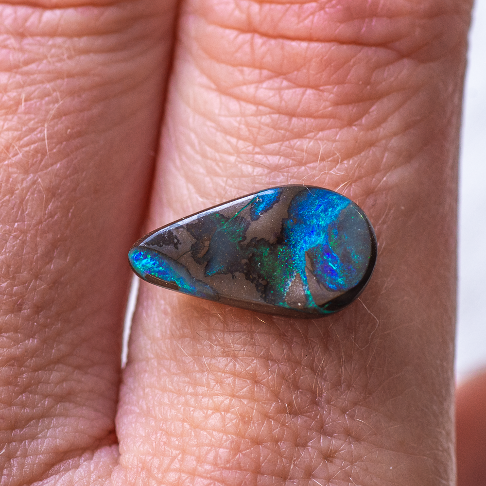 Opal East West Ring #5 (Pre-Order) ◇ Australian Opal ◇ Made in your size