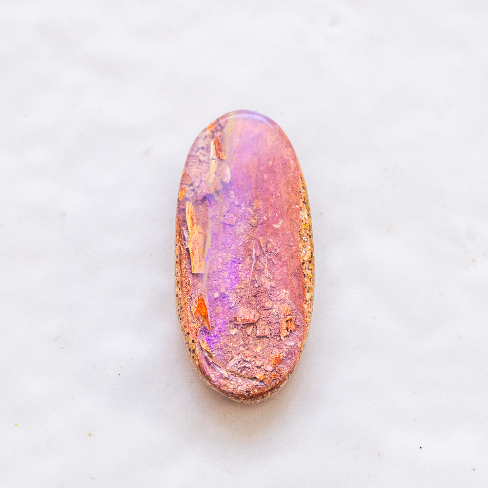 Australian Opal Wanderer Ring (C) ◇ Australian Opal ◇ Made in your sized