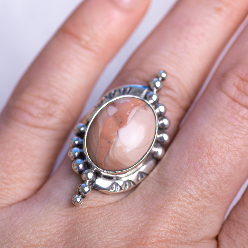 Origin Embrace Ring ◇ Willow Creek Jasper ◇ Size 7