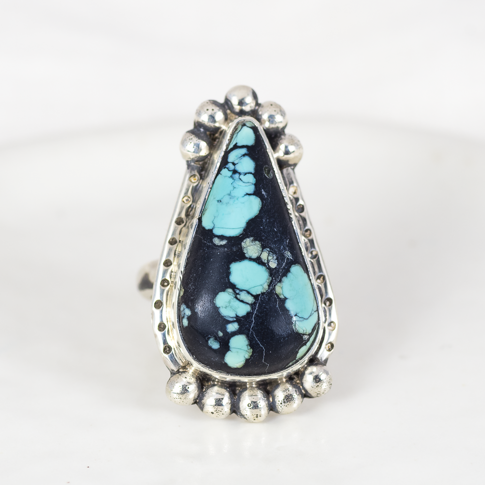 Wanderer Ring (A) ◇ Hubei Turquoise ◇ Size 6.5