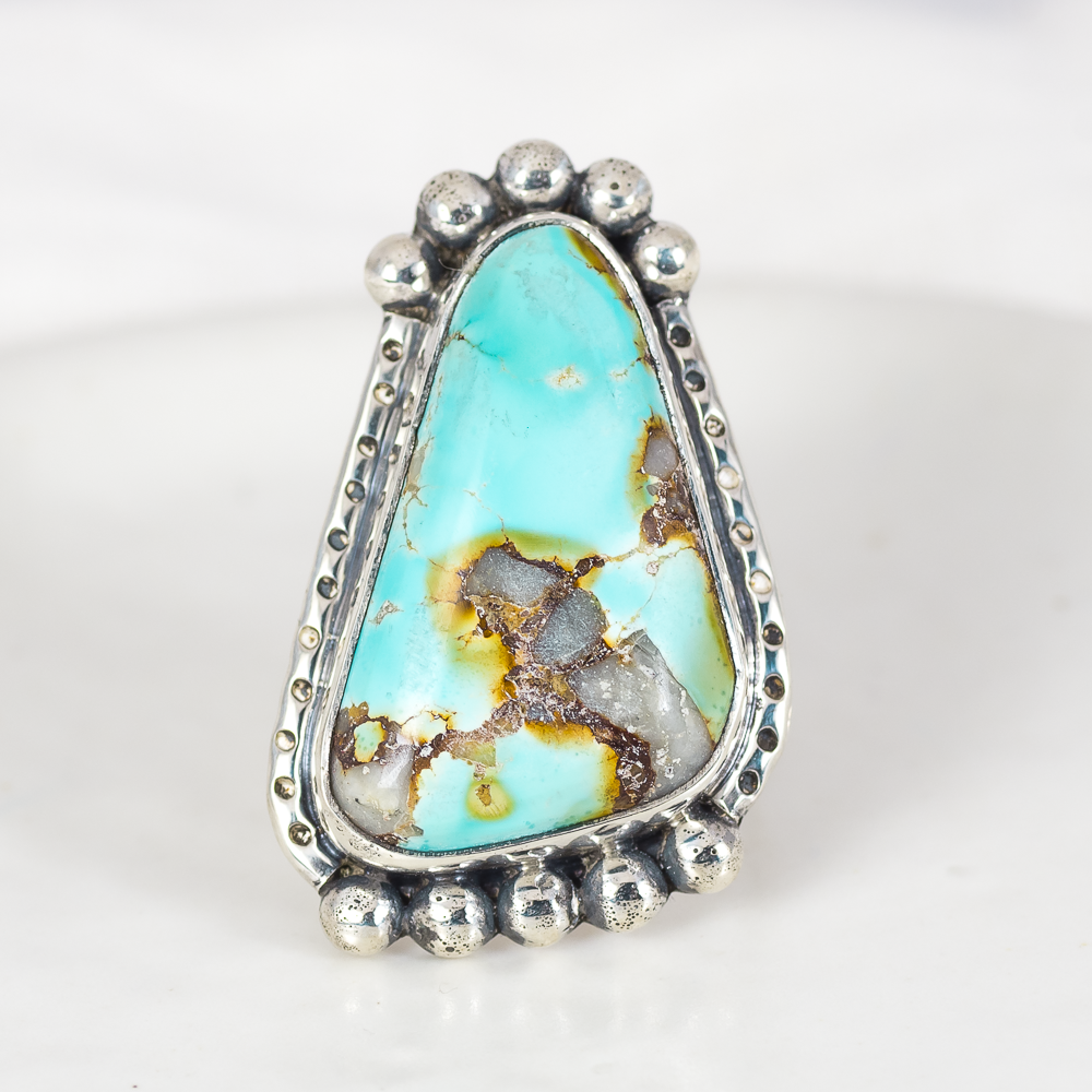 Wanderer Ring (E) ◇ Royston Turquoise ◇ Size 7.5