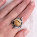 Origin Embrace Ring ◇ Oregon Landscape Jasper ◇ Size 10