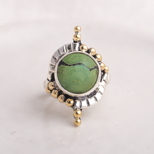 Origin Embrace Ring ◇ Nevada Turquoise ◇ Size 7