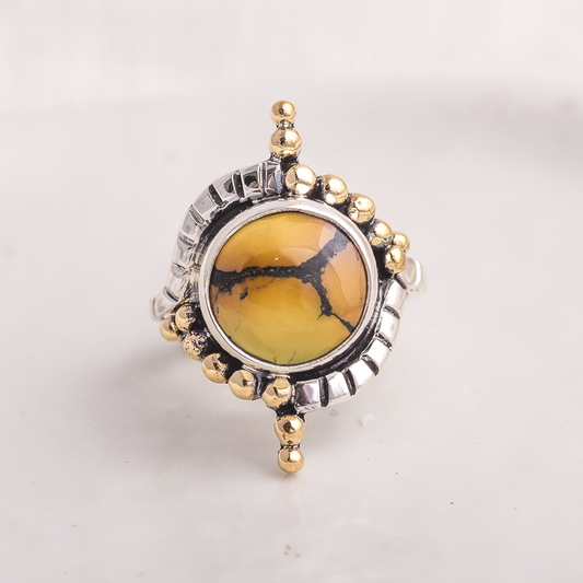 Origin Embrace Ring ◇ Nevada Turquoise ◇ Size 9