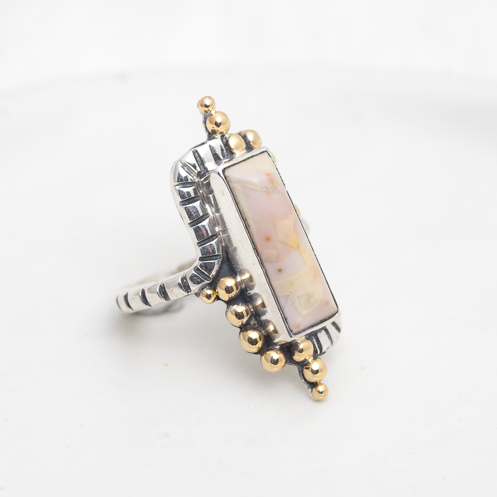 Origin Embrace Ring ◇ Willow Creek Jasper ◇ Size 7.5