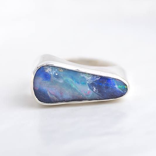 Opal East West Ring ◇ Size 8