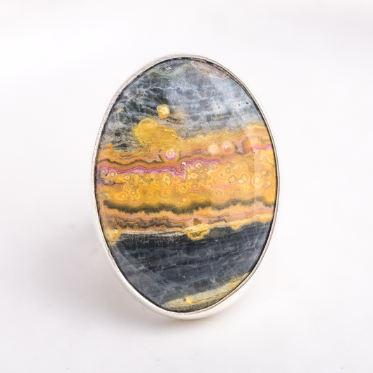 Luminous Ring  ◇ Ocean Jasper ◇ Size 7