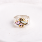 Elongated Affinity Ring ◇ Abalone ◇ Size 7