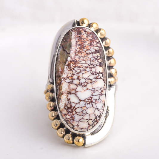 Origin Embrace Ring ◇ Wild Horse Magnesite ◇ Size 7